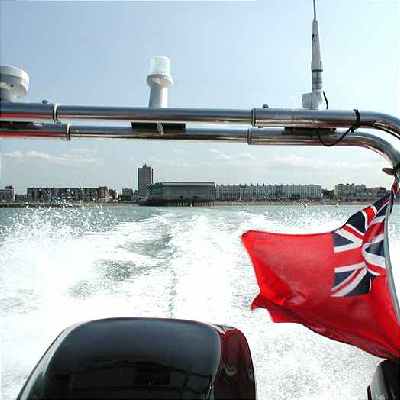 RiB leaving Herne Bay