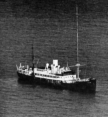 MV Fredericia Aerial Photograph