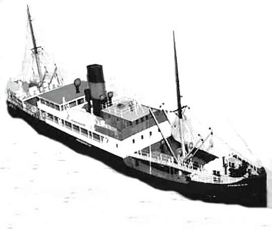 Model of the MV Fredericia