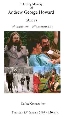 In Memorandum Andy Howard