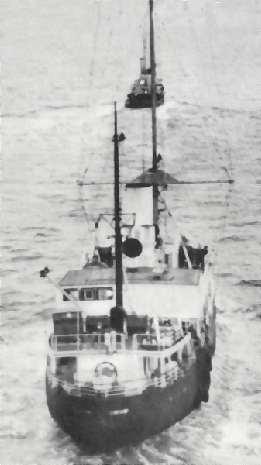 MV Caroline/Fredericia under tow March 1968