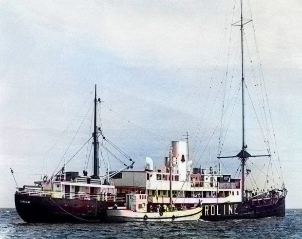 MV Caroline off Ramsey