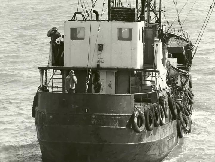 Mi-Amigo in the mid-1970's