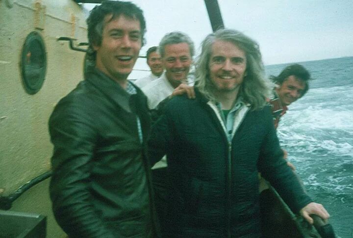 Ronan on the Mi-Amigo