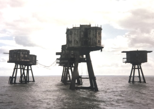 Red Sands Fort catwalk remnants