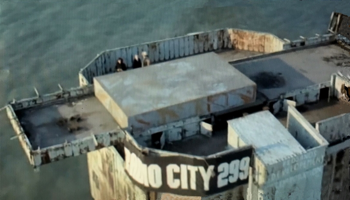 Close view Red Sands Bofors Tower