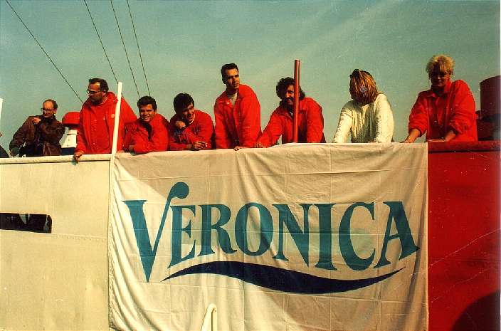 Holland FM team on MV Communicator