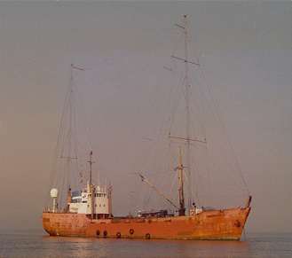 MV Communicator starboard side