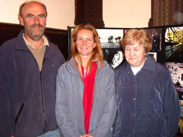 Susan Pine with daughter Melody & her husband David