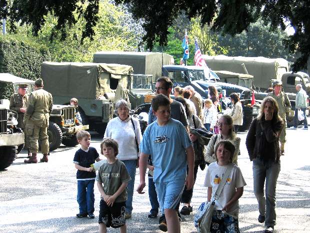 People enjoying the weekend