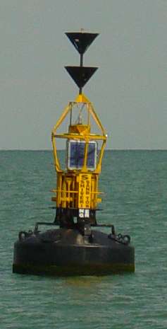 Shivering Sands south cardinal buoy