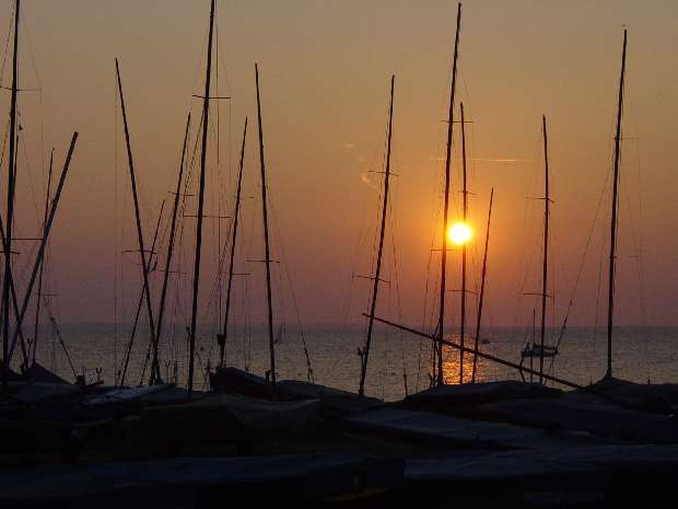 Sunset from Whitstable Yacht Club