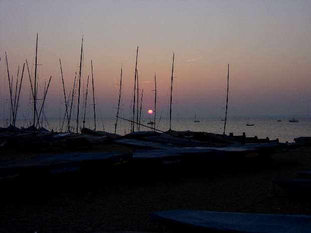Sunset from Whitstable Yacht Club