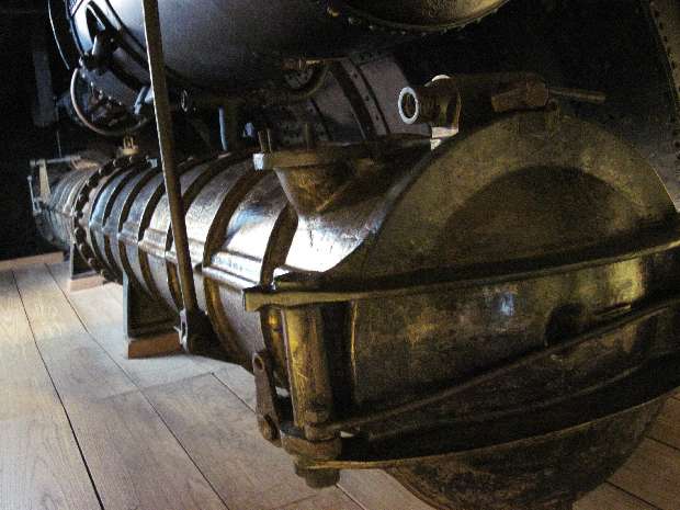 Holland 1 torpedo tube close up