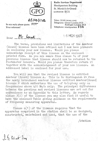 Amateur Radio Licence