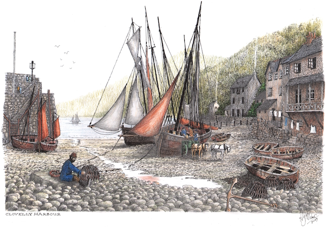Clovelly Harbour
