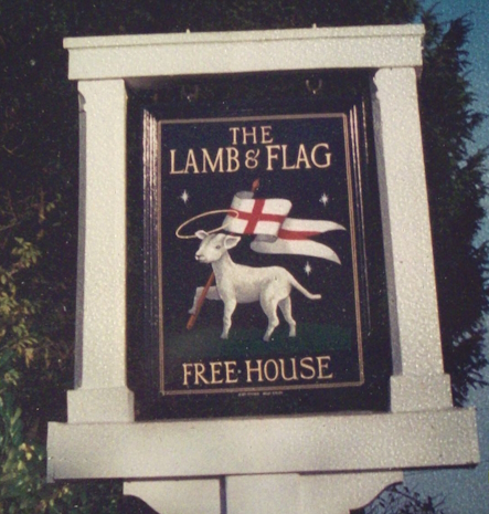 The Lamb & Flag Inn Sign