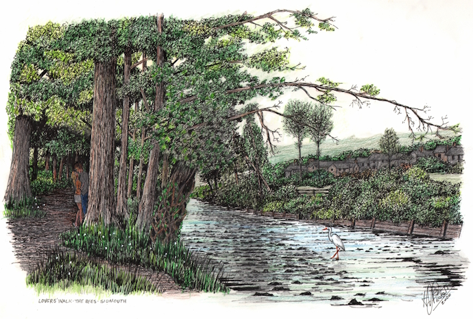 Lovers Walk, Sidmouth, Devon
