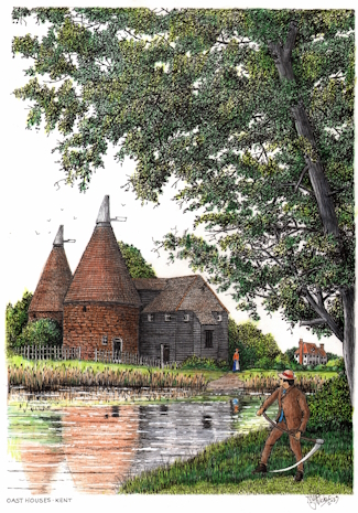 Oast Houses, Kent
