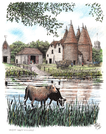 Oast Houses, Kent