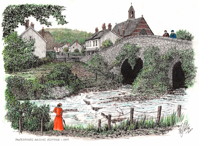 Packhorse Bridge, Sidford, Devon