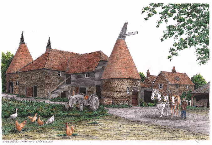 Oast House, Rye, East Sussex