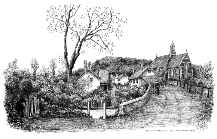 Packhorse Bridge, Sidford, Devon