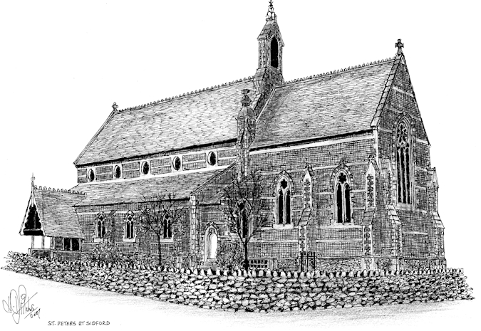 St Peters Church, Sidford, Devon