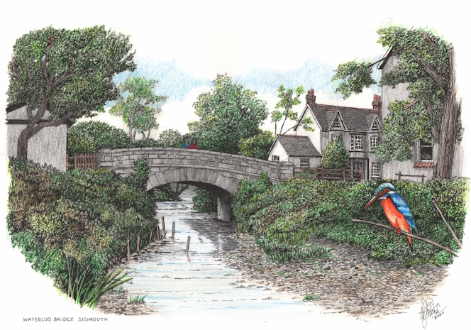 Waterloo Bridge, Sidmouth, Devon
