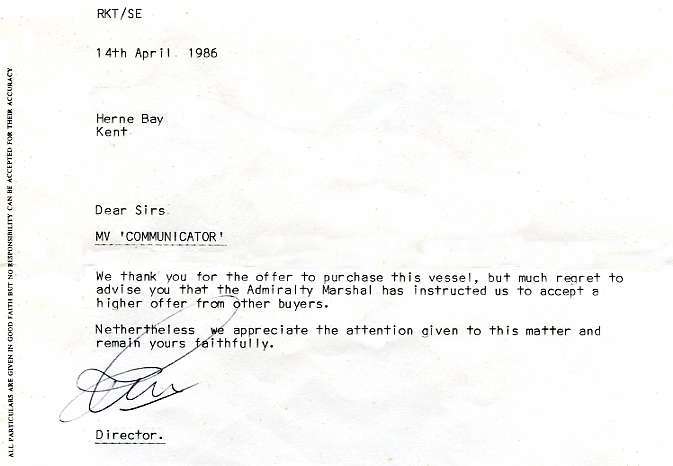 Kellock & Co Ltd Letter