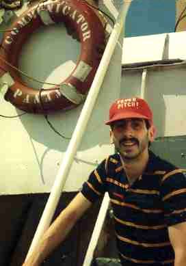 Charlie Wolf on MV Communicator Deck