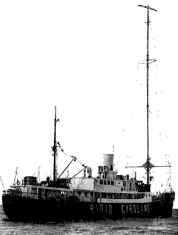 MV Caroline off the Isle-of-Man