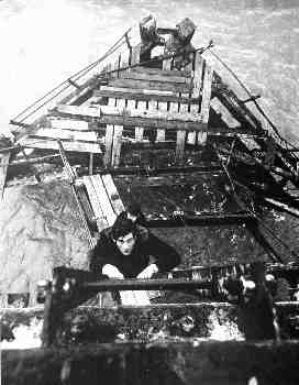 Brian Roberts climbing Knock John Dolphin