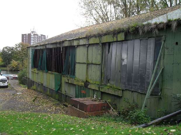 Hampton Launch Works building side