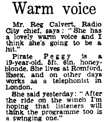 Peggy 1st girl pirate