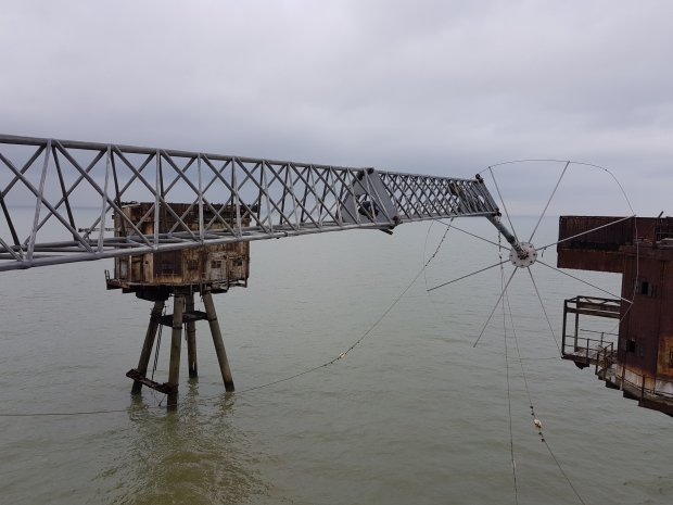Collapsed Red Sands Radio Antenna