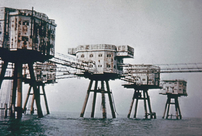 Red Sands Forts in 1970's