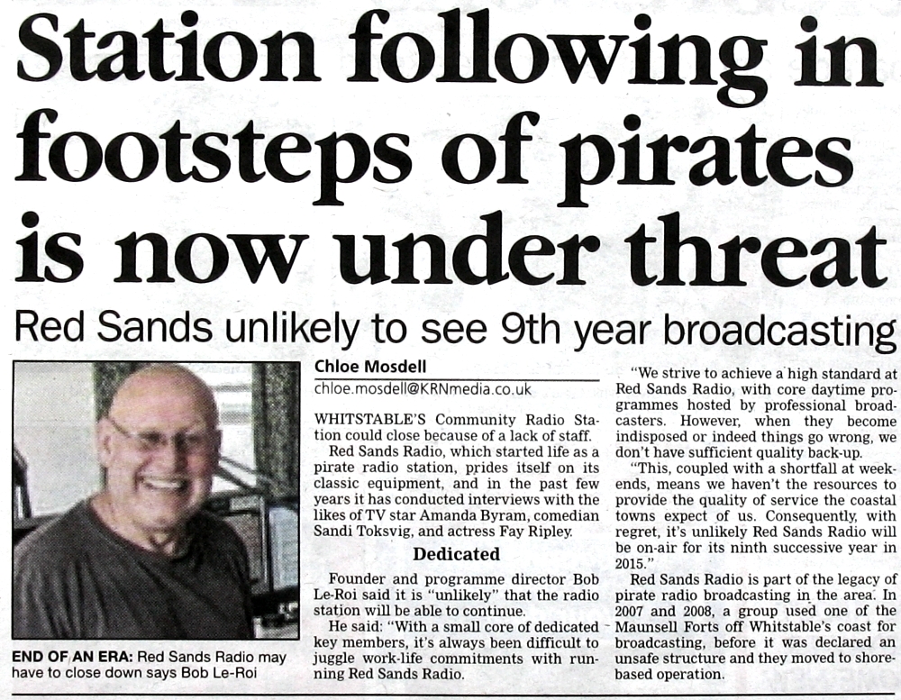 Whitstable Times 6th May 2015