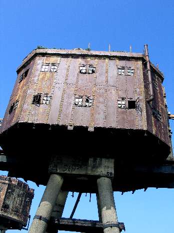 Close up views of Gun Tower 2