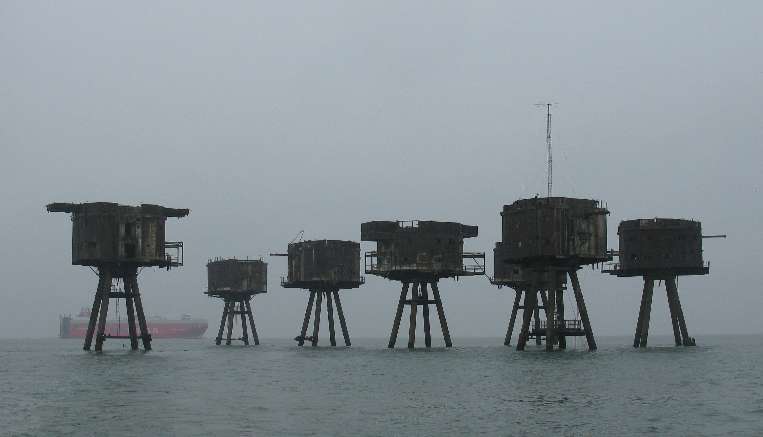 The Towers on a grey day