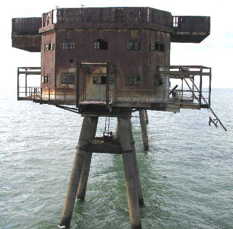 Control Tower with remains of catwalk roller
