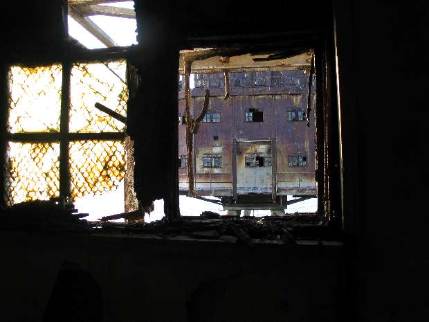 Men's Sleeping window to Control Tower