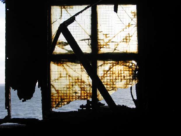 Men's Sleeping window close up