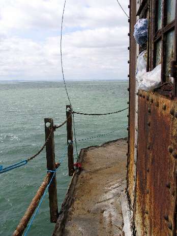 On walkway looking South by Heads