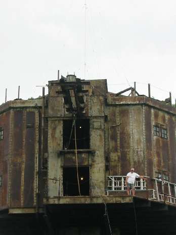 View of fort from boat