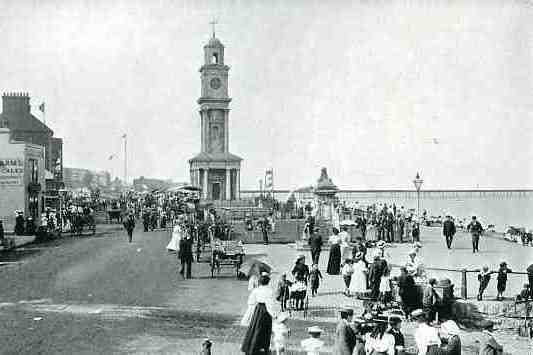 Herne Bay esplanade in the 1900's