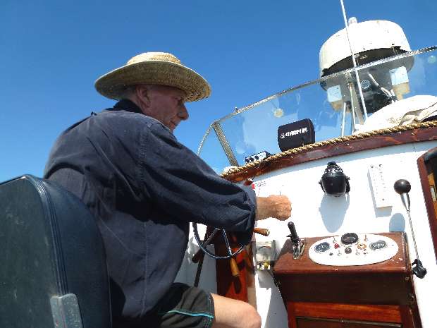 Tony Pine at helm