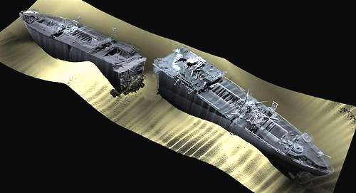 Wreck SS Richard Montgomery sonar 2006