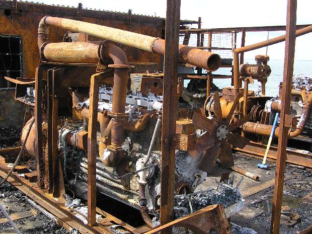 Burn out Gardner 180 Generator