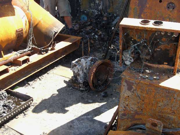 Centre of generator house